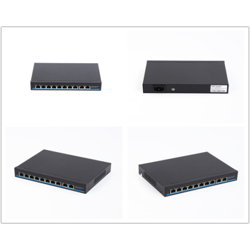 8 Port 1000Mbps ethernet switch powered by poe